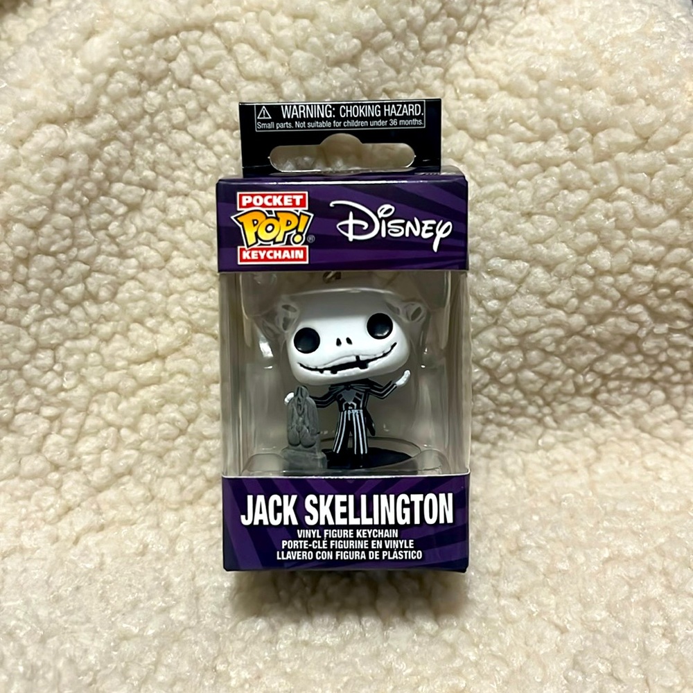 Funko POP! Nightmare Before Christmas Jack in Graveyard 1.5" Pocket Keychain